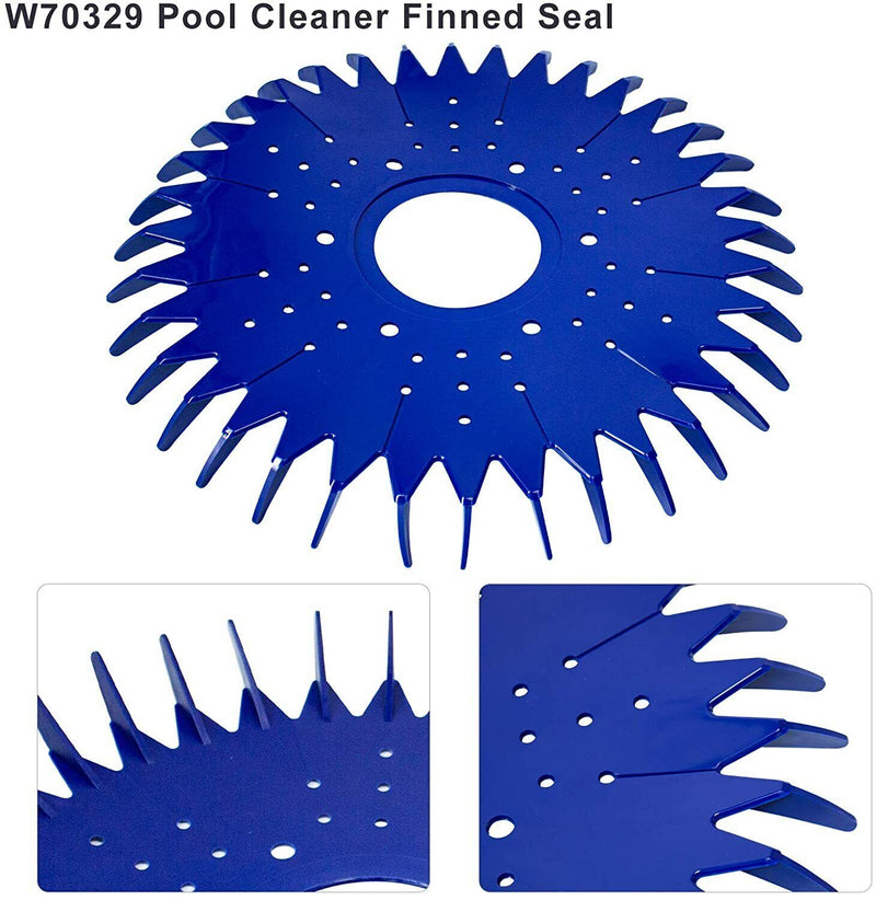 DURAFORCE 4 Pieces For Baracuda Pool Cleaner W70329 Finned Seal W69698 Diaphragm Foot Pad