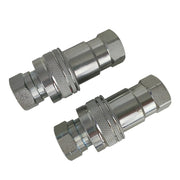 DURAFORCE 2Sets For Pioneer Ball Style 1/2" NPT Hydraulic Coupler Quick Connect Coupling