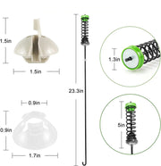 DURAFORCE 4Pcs W11130362 Washer Suspension Rod Kit For Whirlpool W10594080 Washing Machine