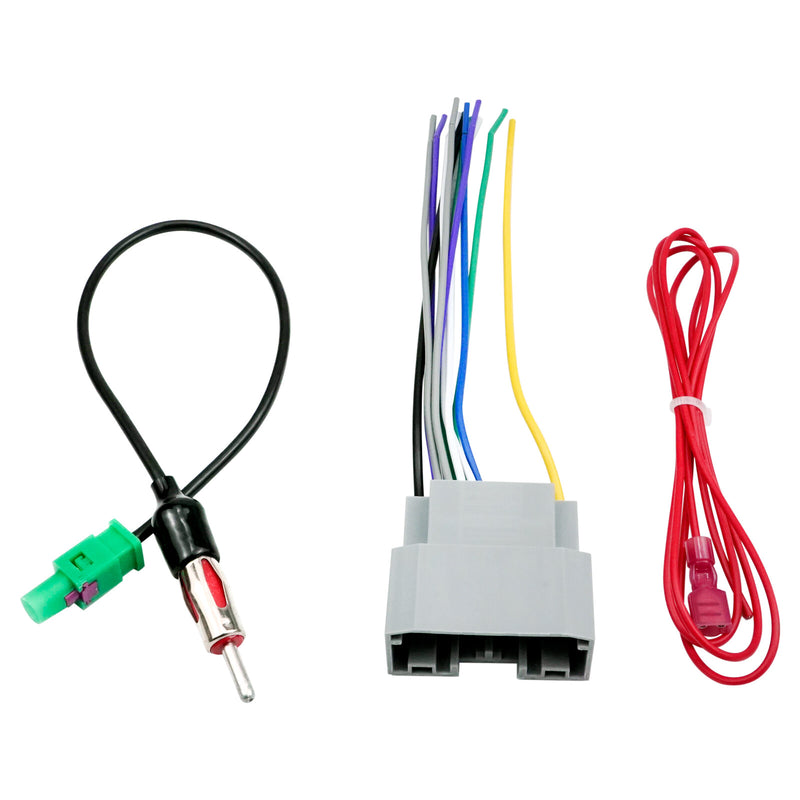 DURAFORCE For 2006-16 Dodge Car Radio Stereo Wiring Harness with Antenna Adapter Connector