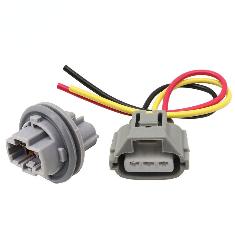 DURAFORCE For Toyota Tundra Front Turn Signal Light Connector Plug Harness & Bulb Socket
