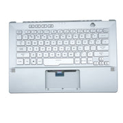 DURAFORCE For Asus GA401Q GA401 GA401I GA401U 14in Palmrest Cover Backlit Keyboard Silver