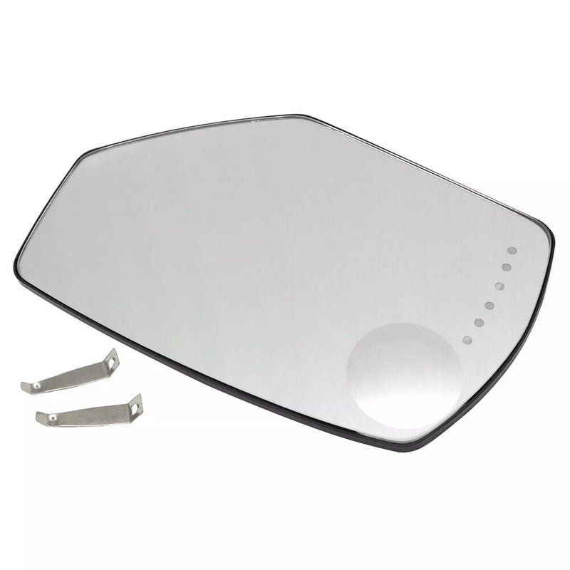 DURAFORCE NEW Left Driver Side Power Heated Mirror Glass w/ Signal For 2014-2017 Silverado