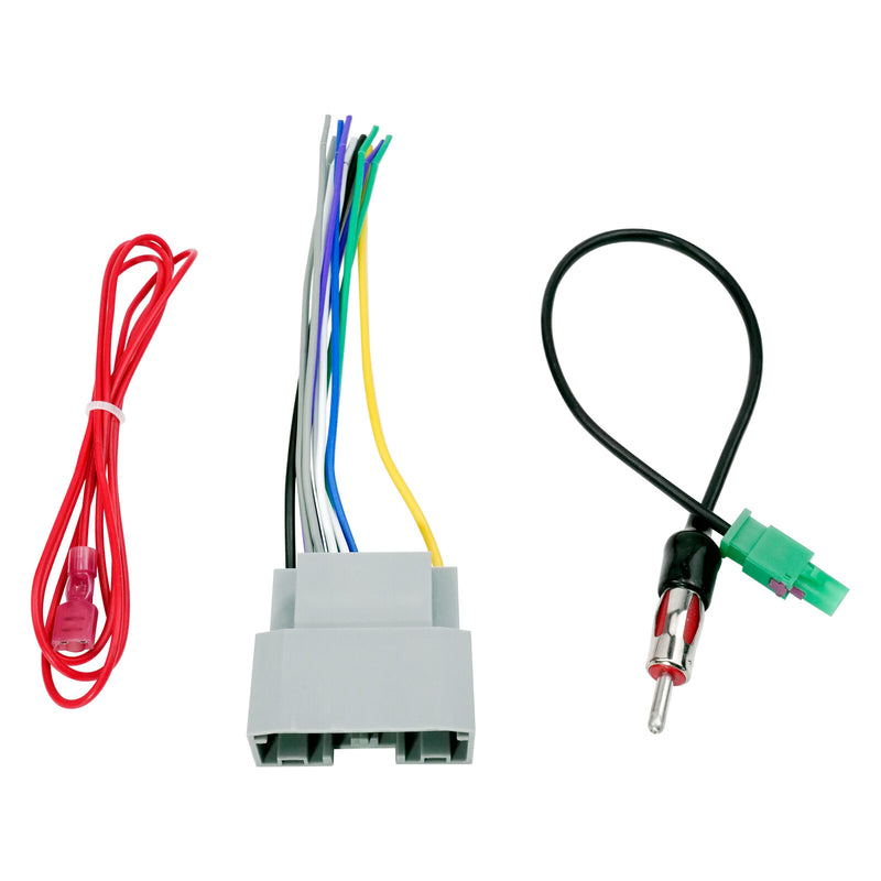 DURAFORCE For 2006-16 Dodge Car Radio Stereo Wiring Harness with Antenna Adapter Connector