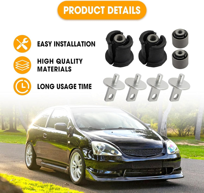 DURAFORCE 2set New for Honda CR-V CRV 02-06 Rear Control Trailing Arm Axle Bushes Bushings