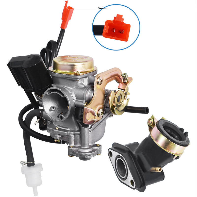 DURAFORCE GY6 50cc 100cc Big Bore Carburetor Fit For 139QMB 139QMA Scooter Moped ATV 19mm
