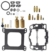 DURAFORCE Carburetor 8M0120193 Kit For Weber Marine W-4 BBL Mercruiser 809064 With Floats