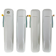 DURAFORCE Set of 4 Bright White Door Handles For Dodge Ram 1500 2500 3500 2012-2018