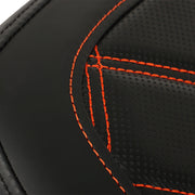 DURAFORCE Backrest Pad Orange Stitching For Touring CVO Street Glide Road Glide 2009+ USA
