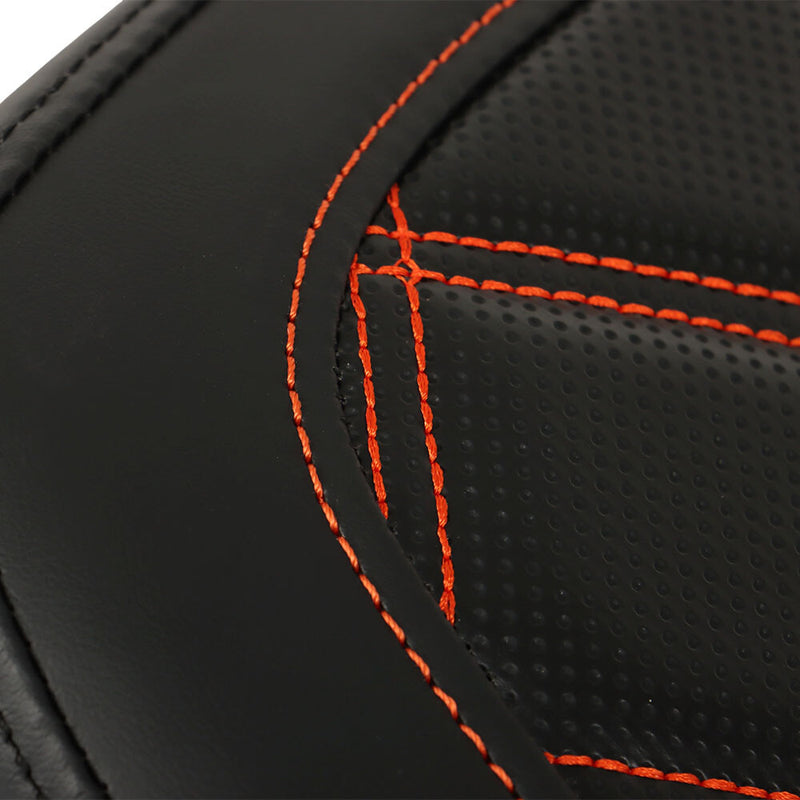 DURAFORCE Backrest Pad Orange Stitching For Touring CVO Street Glide Road Glide 2009+ USA