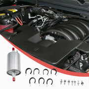 DURAFORCE Flexible Stainless Steel Braided Fuel Line Kit For Chevrolet Silverado 1500 2500