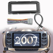 DURAFORCE Single DIN Radio Dash Kit W/Radio Wiring Antenna Adapter For 2002-2007 Chrysler