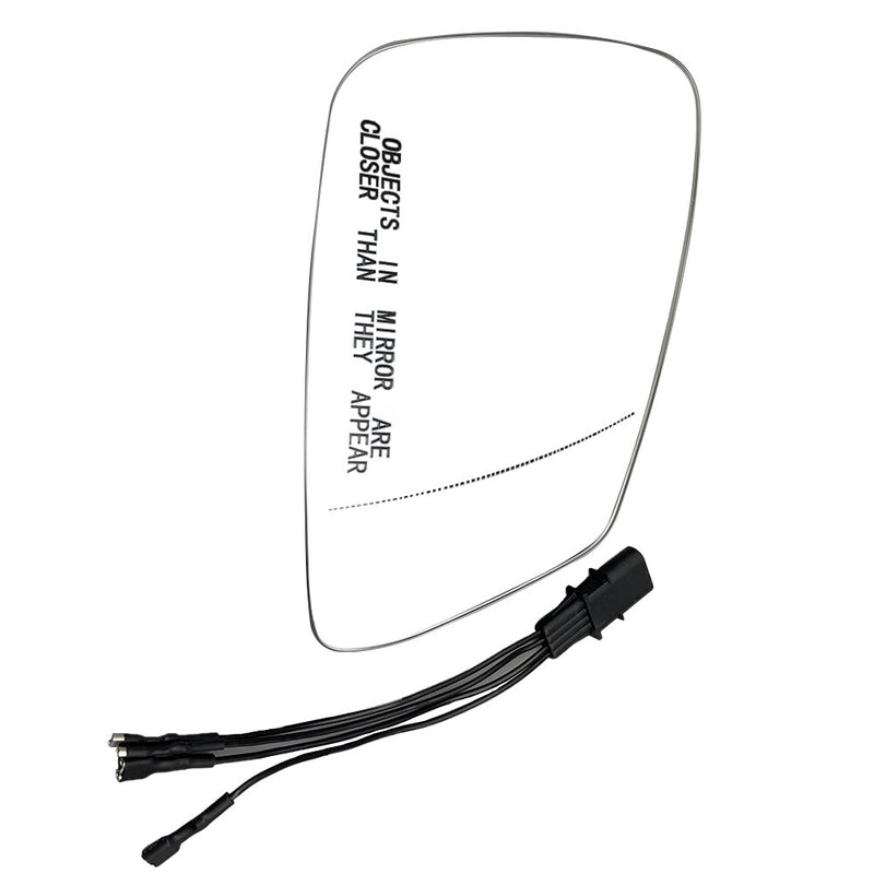 DURAFORCE 4Pin Passenger Right Side Mirror Glass Fit For 2010 2011-2016 BMW 528 550 535