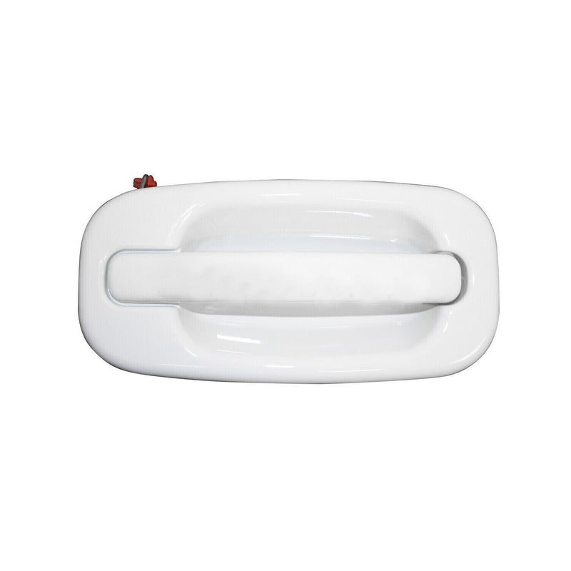 DURAFORCE New 4 PCS Exterior Olympic White Door Handle Fit For 1999-2006 2007 Silverado US
