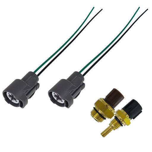 DURAFORCE For MDX 2002/RSX 2002-2006 Coolant Temp Sensor + Fan Switch w/Connectors