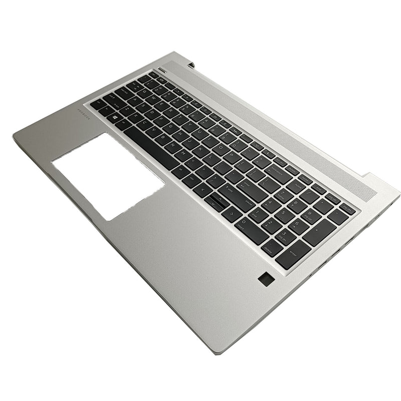 DURAFORCE New Silver Palmrest w/ Backlit Keyboard L45090-001 For HP ProBook 450 G6 450 G7