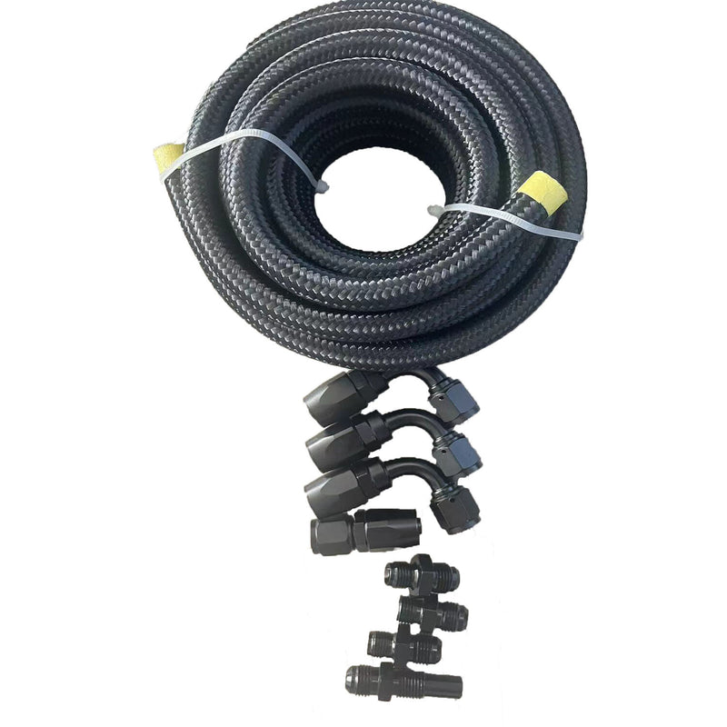 Automatic Transmission Cooler Line Nylon Steel Braided for GM 4L80E 6AN