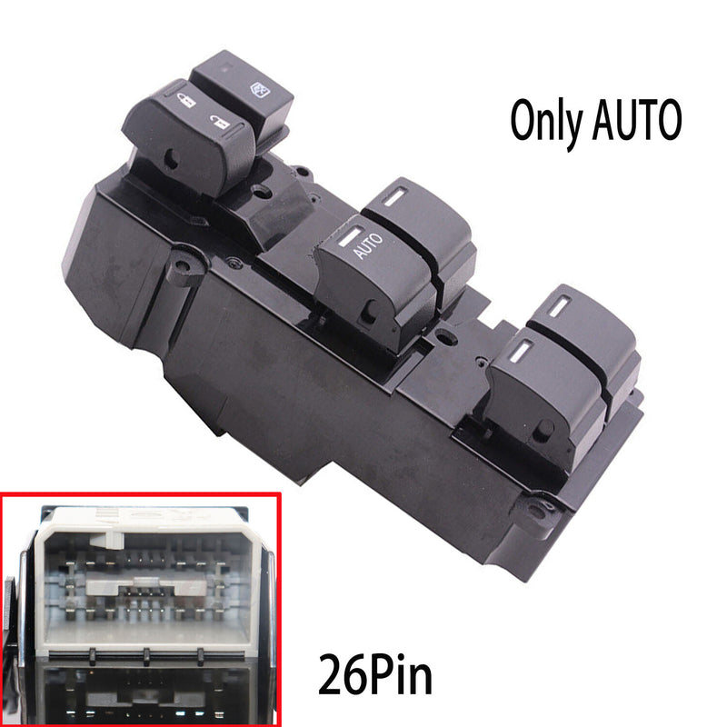 DURAFORCE Master Power Window Switch Front Left 35750-TR0-A21 For 12-13 Honda Civic EX-L