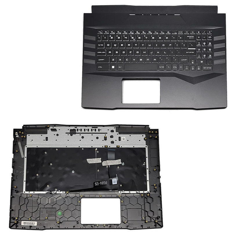 DURAFORCE New For MSI Pulse GL76 11UDK SCK MS-17L1 Palmrest Upper Cover Backlit Keyboard