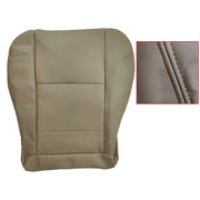 DURAFORCE Driver Side Bottom Leather Seat Cover Tan For 2000-2004 Toyota Tundra Sequoia