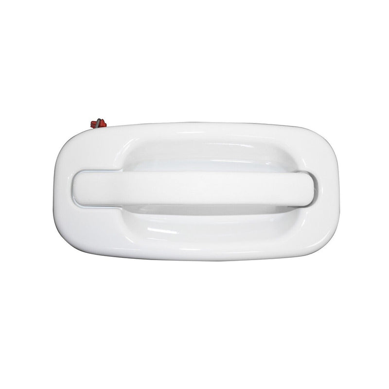 DURAFORCE Front Exterior Olympic White Painted Door Handle Set Fit For 1999-2007 Silverado
