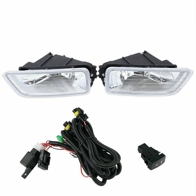 DURAFORCE For 2004 2005 2006 2007 2008 Acura TL 4DR Front Bumper Fog Lights Lamp w/wiring
