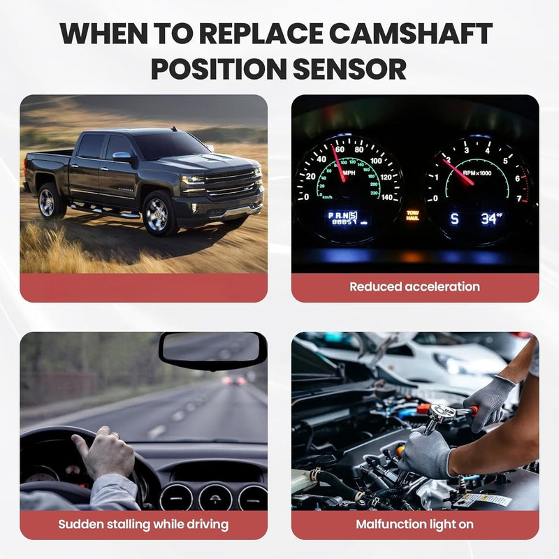 DURAFORCE Camshaft Cam Position Sensor For Chevrolet GMC Cadillac Saab Hummer