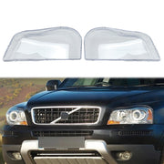 DURAFORCE Front Headlight Headlamp Lampshade Lens Cover For Volvo XC90 2006-2014