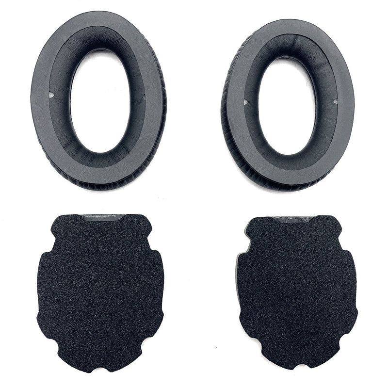 DURAFORCE New For Aviation Headset X A10 A20 Bose Headphones 1Pair Black Ear Pads Cushions
