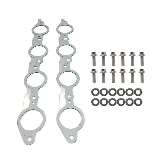 DURAFORCE For LS1 4.8 5.3 5.7 6.0 6.2L LS MLS Exhaust Manifold Header Gasket Pair W/Bolts