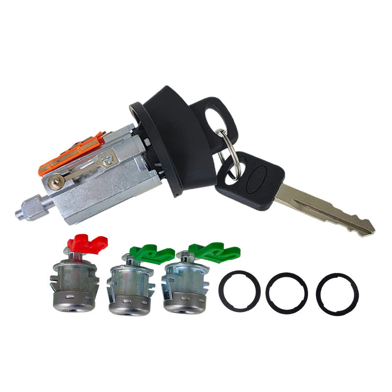 DURAFORCE For 1998-2007 Ford F150 F350 F450 F250 Ignition & Door Lock Cylinder and 2 Keys