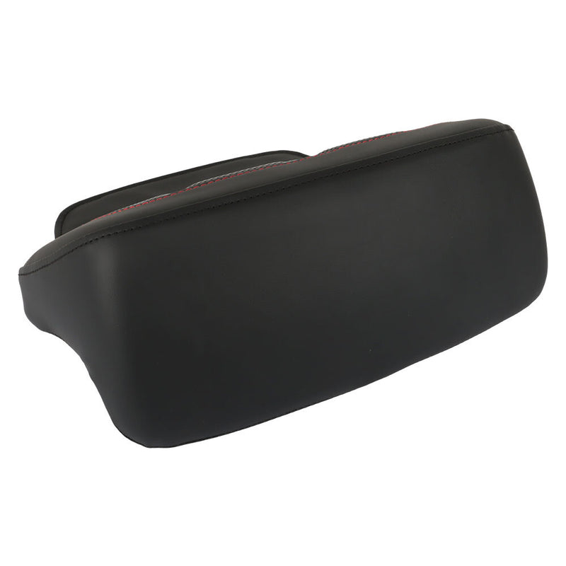 DURAFORCE Backrest Pad Red Stitching For Glide Street Road Glide Road King 2009-UP USA