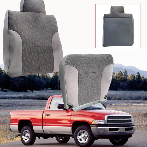 DURAFORCE For 1994-1997 Dodge Ram 1500 2500 3500 Front Driver Bottom Top Cloth Seat Cover