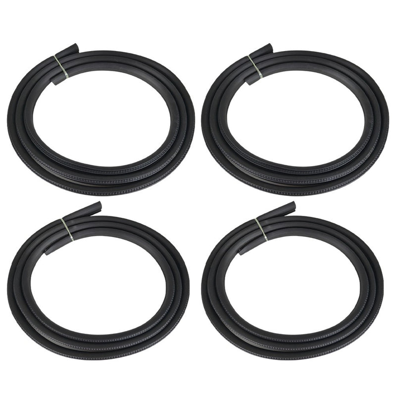 4pcs Left Right Front Rear Door Weatherstrip Seal 2000 2002 for Toyota 4Runner