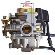 DURAFORCE GY6 50cc 100cc Big Bore Carburetor Fit For 139QMB 139QMA Scooter Moped ATV 19mm