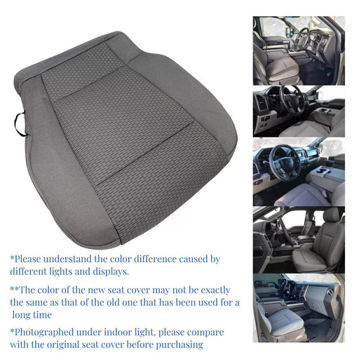 DURAFORCE Driver Side Lower Bottom Cloth Seat Cover For Ford F250 F350 F450 F550 2017-2021