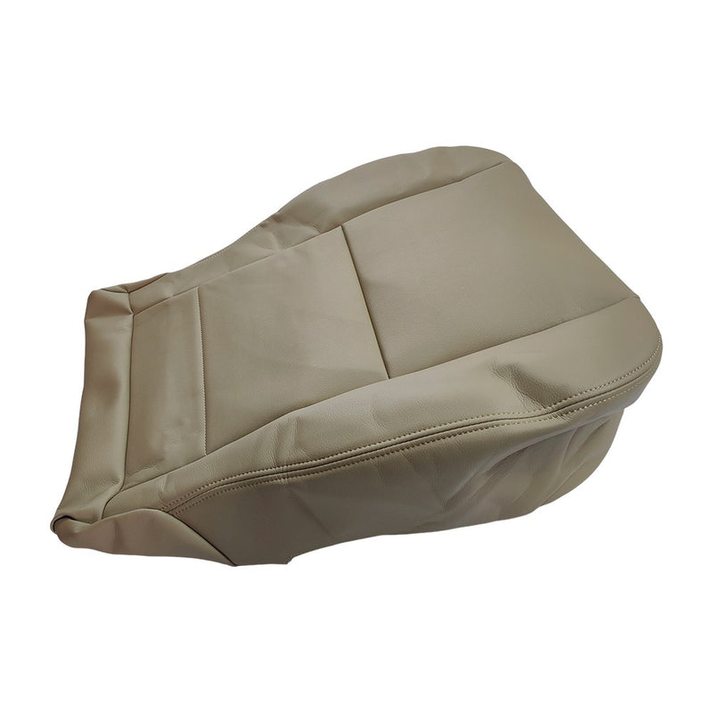 DURAFORCE For 2000-2004 Toyota Tundra Sequoia Driver Side Bottom Leather Seat Cover Tan