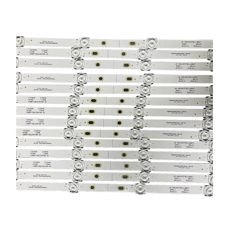 DURAFORCE Full Set LED Backlight Strip For Hisense 75R6E1 75R7E2 75R6E4 75RGE 75R7070E