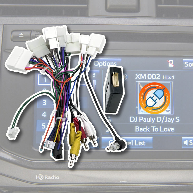DURAFORCE Radio Wiring Harness Connector- Stereo Harness Adapter For Toyota 4Runner Camry