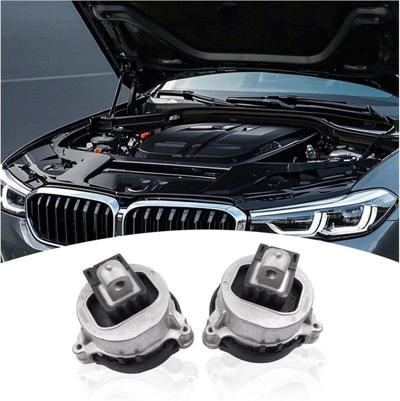 DURAFORCE Motor Mount Engine Support Left and Right 22116860495 For BMW 530Li xDrive X3 X4