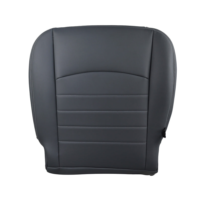 DURAFORCE Driver Bottom Seat Cover Dark Gray For 2013-18 Dodge Ram 1500 2500 Work Truck ST