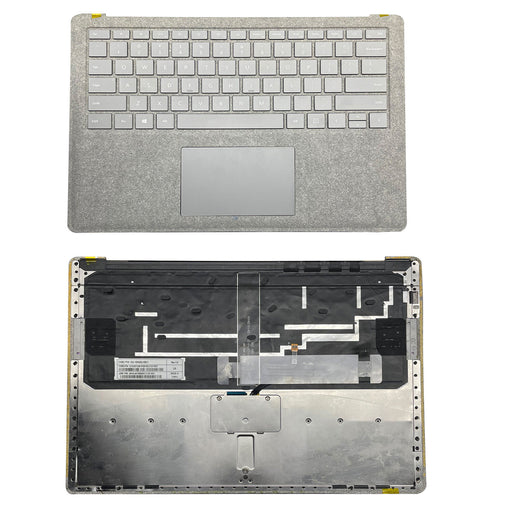 DURAFORCE For Microsoft Surface 1st 2nd 1769 Palmrest Backlit Keyboard Touchpad Case Gray