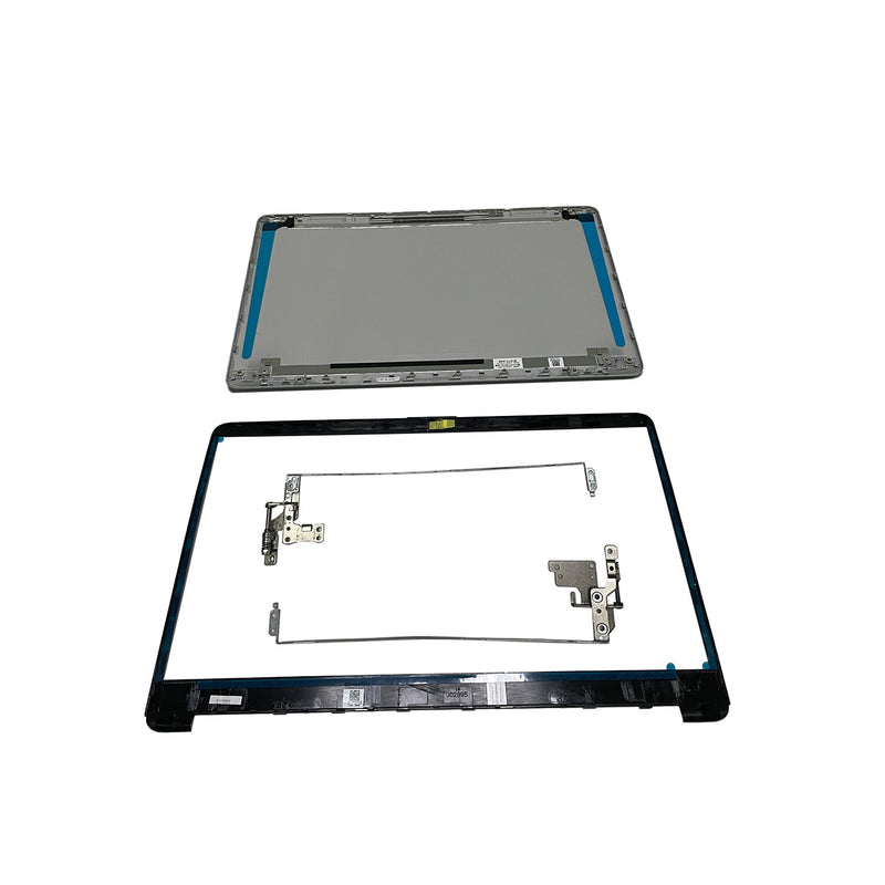 DURAFORCE New For HP 15-DW 15-dw1083wm Top Back Cover & Bezel Hinges Silver L52012-001 US