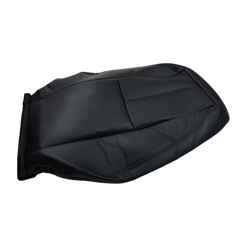 DURAFORCE Driver Passenger Leather Seat Cover Black For Chevy Silverado 1500 2500 2007-14