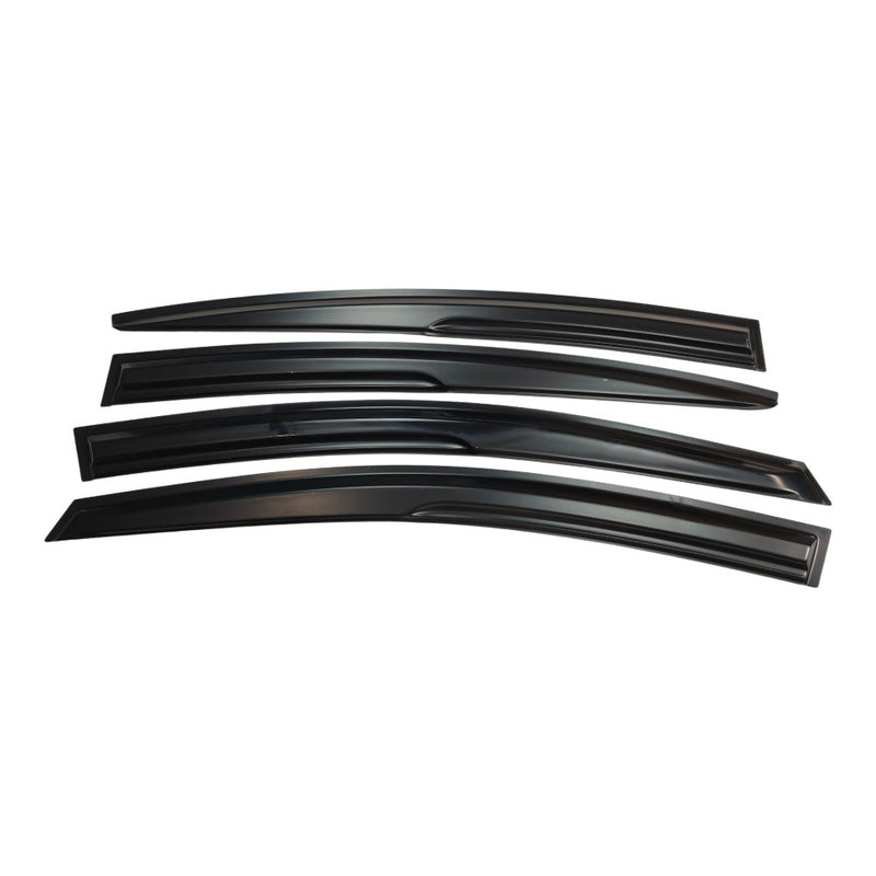 DURAFORCE 3D WAVY M STYLE WINDOW VISOR RAIN GUARD VENT FOR 2014-2018 KIA FORTE K3 SEDAN