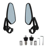 DURAFORCE Fit For Yamaha FZ09 MT09 FZ07 CNC Black Mirrors Bar Ends US