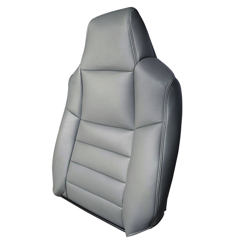 DURAFORCE For 2002-2007 Ford F250 F350 Super Duty Driver Side Leather Seat Cover Gray