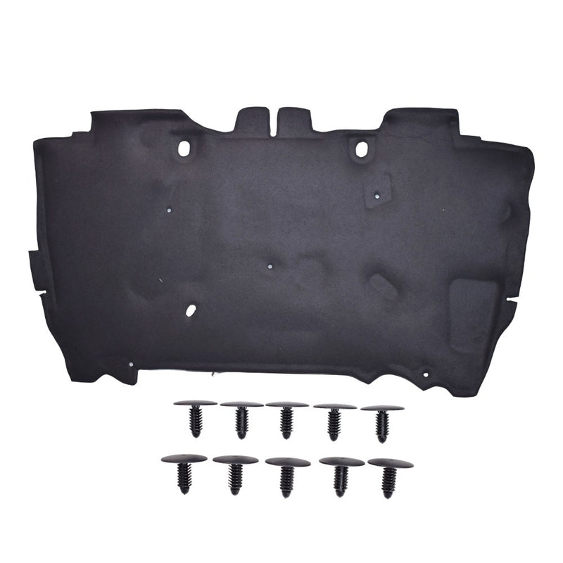 DURAFORCE Engine Mat Hood Insulation Pad Heat Shield For Jeep Wrangler 3.6L 3.8L 2007-2017
