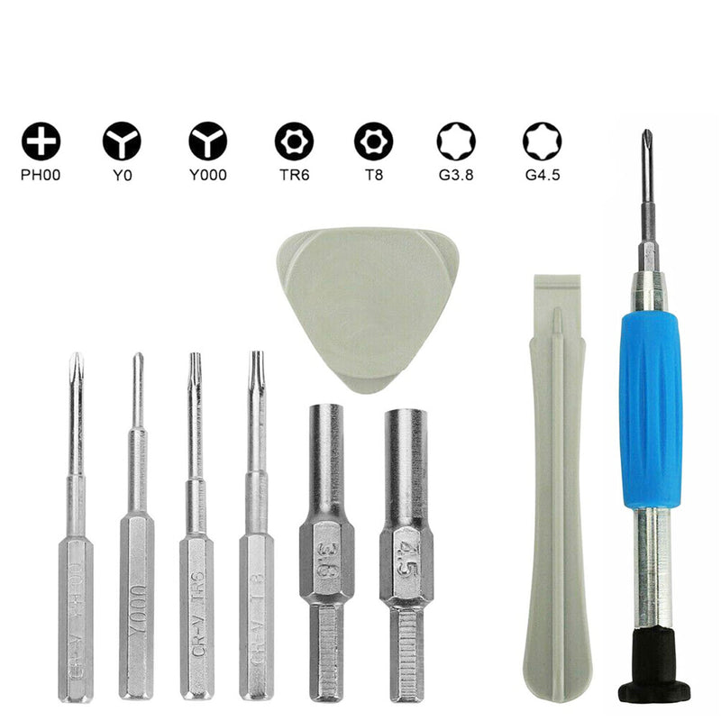 DURAFORCE For Nintendo Switch SNES N64 NES Wii Triwing Screwdriver Repair Tool Kit 10 in 1