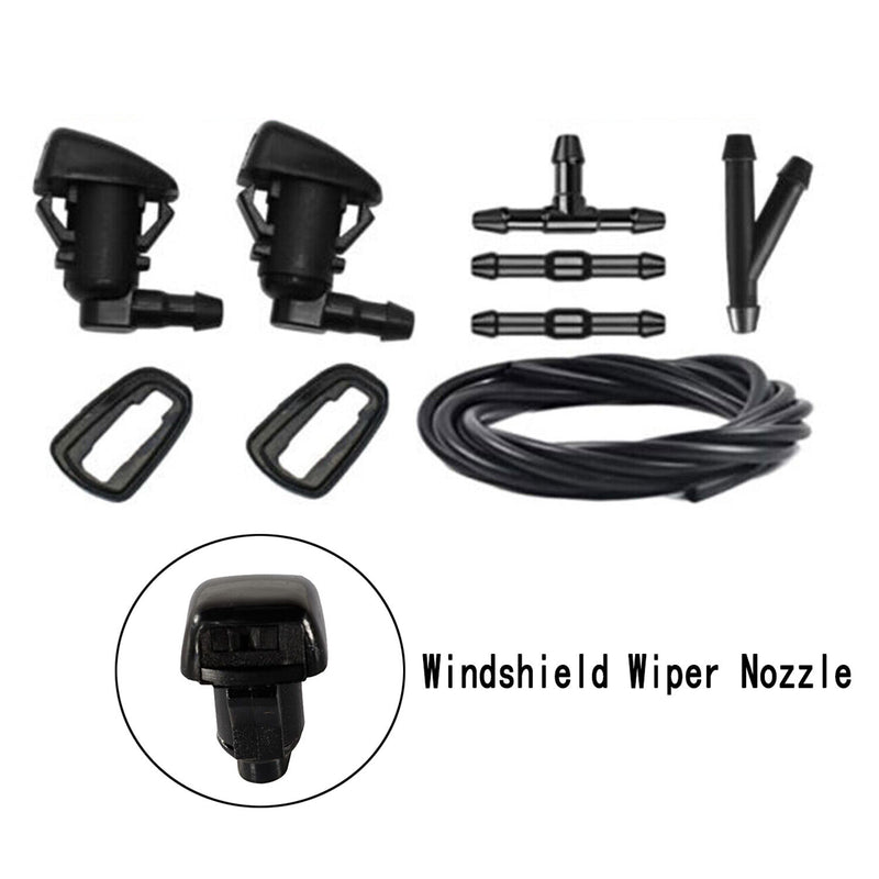 DURAFORCE Windshield Wiper Water Washer Spray Nozzle Jet For 11-17 Jeep Grand Cherokee
